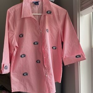 LAS OLAS pink shirt .